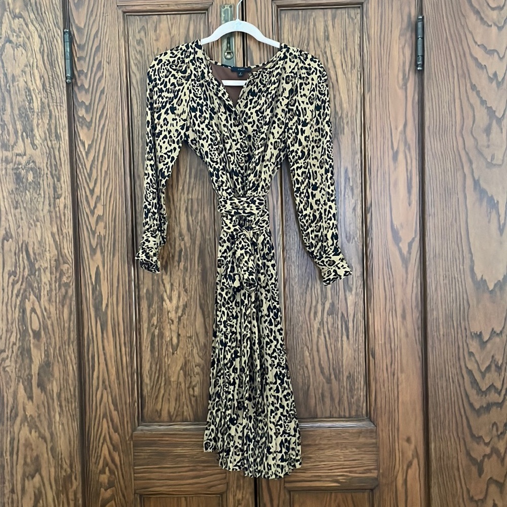 Banana republic leopard print dress
